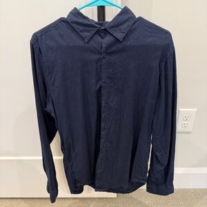 Onia linen button up, size M, Navy